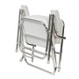 Anodized aluminium Captain's chair
